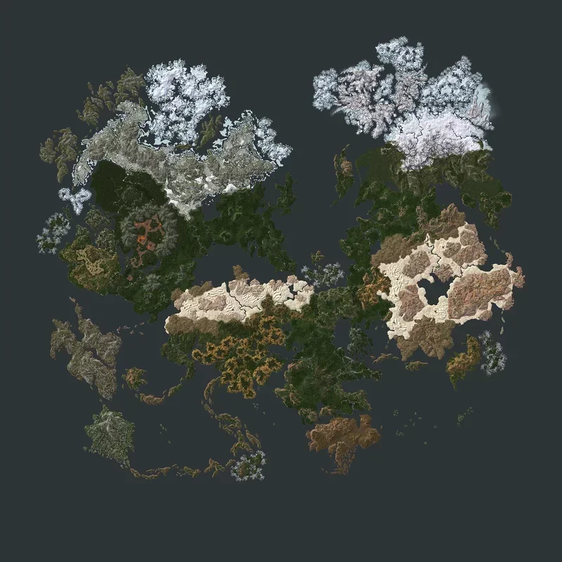 Continental - 25000x25000 | Survival Map & Dungeon 1.12 - 1.17+ | Bedrock support [6GB]