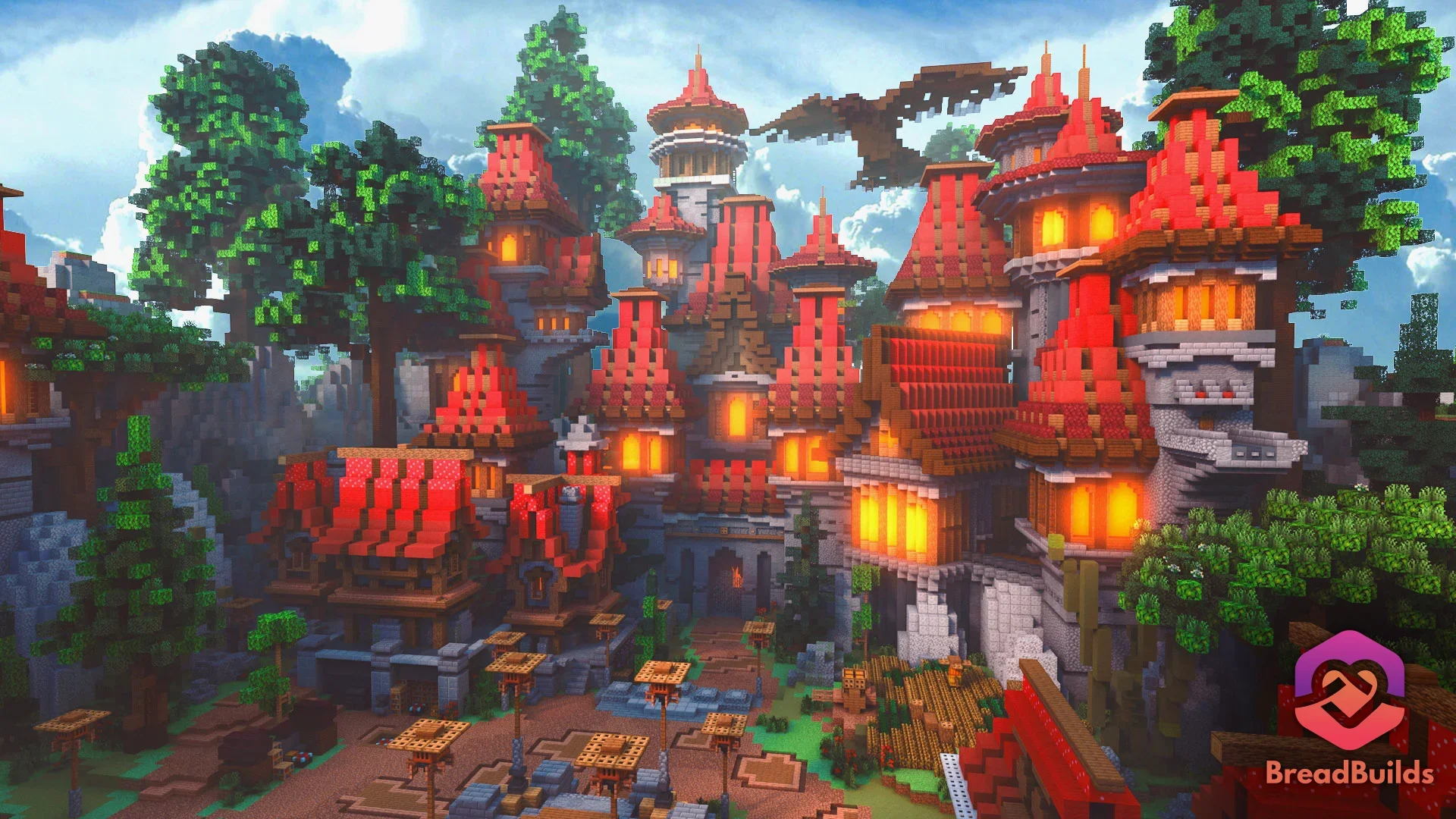 Survival Spawn - Red Medieval - 200x200